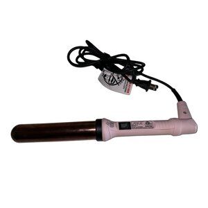 L'ANGE Titanium Hair Curling Wand HT015B 1.25" 32mm Lange Iron 45 Watt Pink